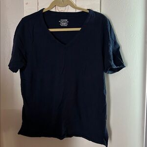 Chico's Classic Blue V-Neck Tee